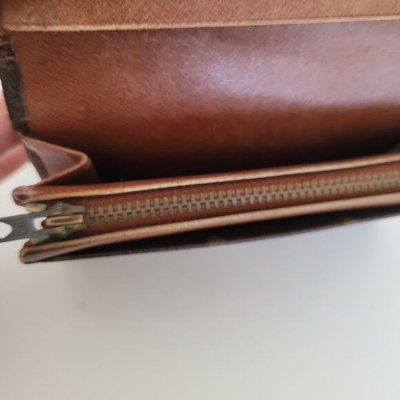 Louis Vuitton LV Portefeuille Tresor Bifold Wallet Medium Monogram Brown Vintage - Picture 7 of 14